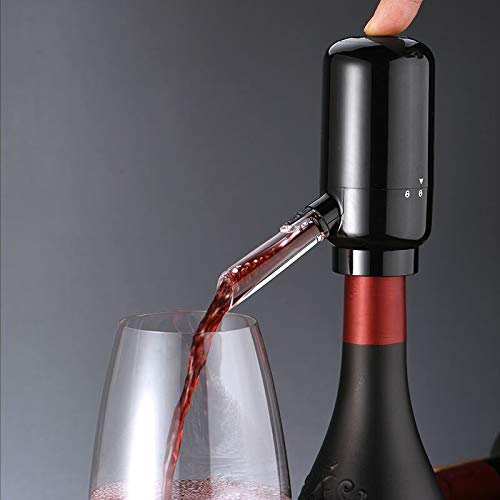 con filtro per laerazione di accessori per vino rosso e bianco con erogatore automatico multi-intelligente per il vino Aeratore elettrico per vino portatile bianco Panthem 