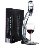 Aeratore per vino Magic Decanter Deluxe con supporto Decanter per vino di lusso Decanter Versatore per vino
