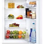 Beko TS 190020 Installazione senza frigorifero sotto il piano di lavoro, altezza 81,8 cm, A +, bianco (mini frigorifero, 88L, vassoi in vetro, può essere installato nell’armadio da cucina