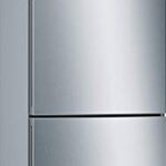 Bosch Elettrodomestici KGE36ALCA Serie 6 Combinazione freezer indipendente/A+++ / 186 cm / 161 kWh/Jahr/inox-look / 217 L refrigeratore / 95 L freezer / superraffreddamento / BigBox