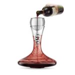 Final Touch, aeratore per Vino “Twister”, in Acciaio Inox, per Vino Rosso e Decanter, con caraffa