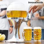 Il nuovo Beer Dispenser spillatore da tavolo di birra fresca alla spina da 3,5 litri senza BPA distributore con vaschetta per il ghiaccio per bibite e bevande fresche giraffa torre caraffa 0059