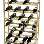 MODO24 – Cantinetta per Vini, in Legno Non trattato, Legno, Non trattato, 72,5 x 25 x 118 cm
