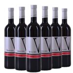VIPAVA 1894 Vino rosso Merlot 2015, vino rosso secco raccolto a mano (6 x 0,75 l)